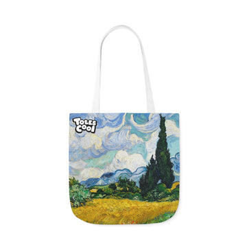 Wheat Field with Cypresses
